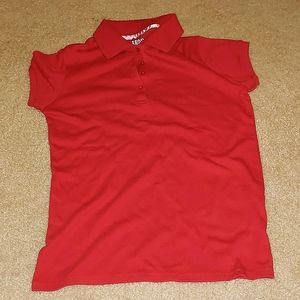 IZOD Red Polo Shirt Size Large in girls (14/16)